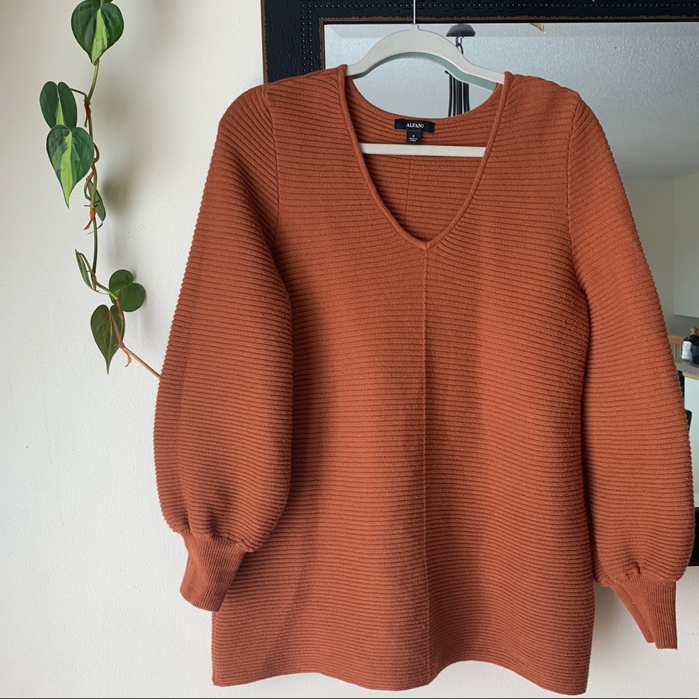 Alfani Balloon Sleeve Sweater